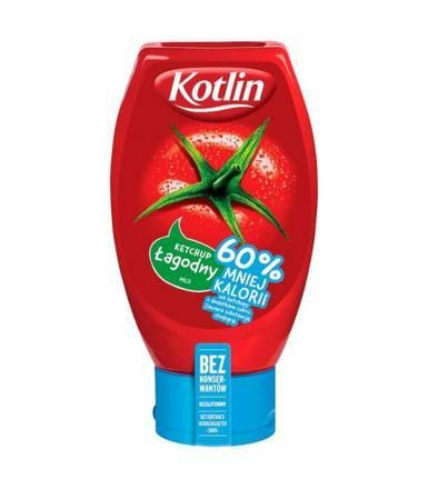 KOTLIN KETCHUP ŁAGODNY 60% MNIEJ KALORI 450G.jpg