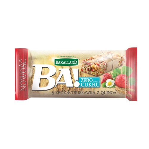 BA! BATON 5 ZBÓŻ TRUSKAWKA &amp; QUINOA 30G BAKALLAND.jpg