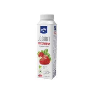 MILKO JOGURT PITNY TRUSKAWKA 330ML