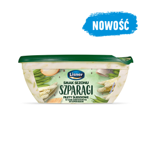 LISNER FILETY ŚLEDZIOWE ZE SZPARAGAMI 280G