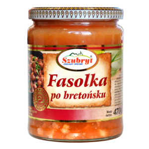 SZUBRYT FASOLKA PO BRETOŃSKU 470G