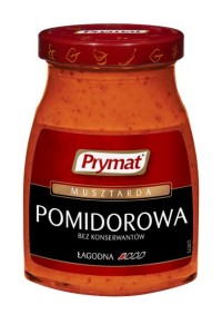 PRYMAT MUSZTARDA POMIDOROWA 180G