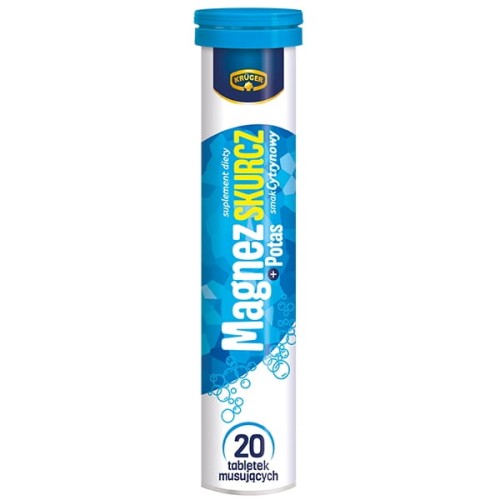KRUGER MAGNEZ SKURCZ TABLETKI MUSUJĄCE 20 TABLETEK.jpg
