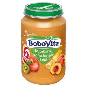 NUTRICIA DESER BRZOSKWINIA-JABŁKO-BANAN-KIWI 190G BOBOVITA