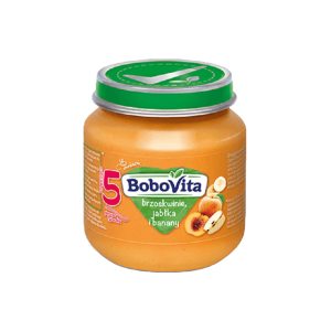 NUTRICIA DESER JABŁKO-BANAN-BRZOSKWINIA 125G BOBOVITA
