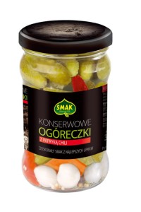 SMAK OGÓRKI KONSERWOWE Z CHILLI 300G
