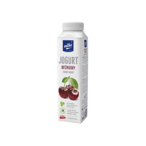 MILKO JOGURT PITNY WIŚNIA 330ML