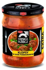 STOCZEK MĘSKA RZECZ KLOPSY W SOSIE 500G/8SZT