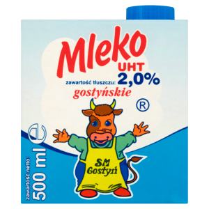 GOSTYŃ MLEKO UHT 2% 500ML