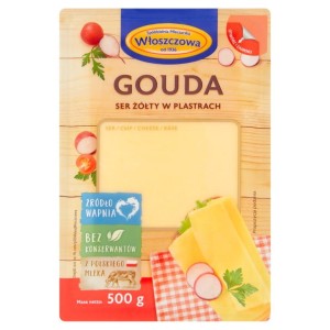 WŁOSZCZOWA SER GOUDA PL 500G